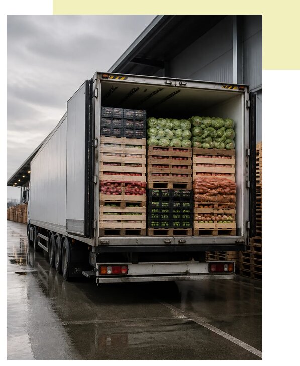 Перевозка плодоовощной продукции в Беслана по цене от 5063 р. | Агросервис-Бсл