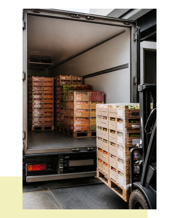 Перевозка сельхозпродукции на паллетах с доставкой в Беслана